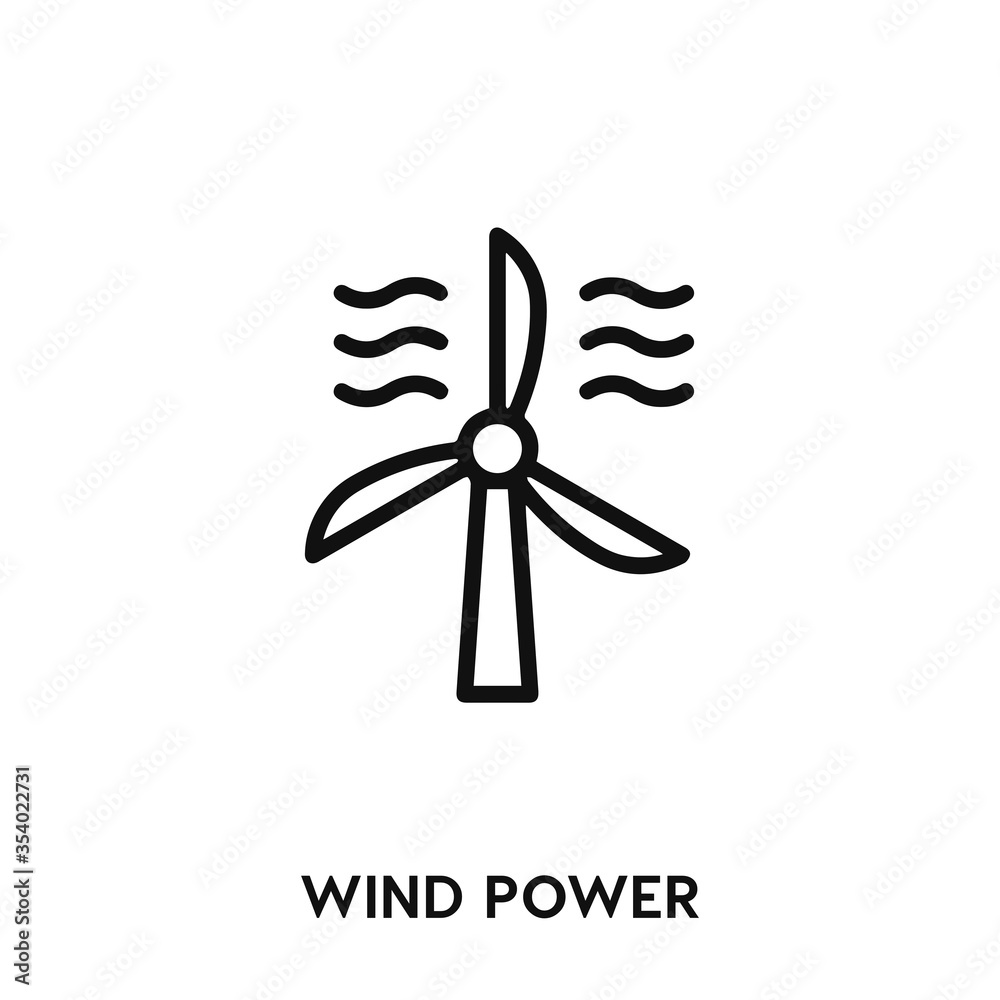 wind power icon vector. wind power sign symbol. wind power icon vector. wind power sign symbol.