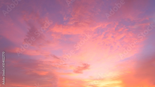 Amazing images of the evening sky at dusk after sunset from the horizon.Dramatic landscape the light ofsunset in evening Reflecting the clouds in red, gold, pink, purple, resulting in stunning image © MemoryMan