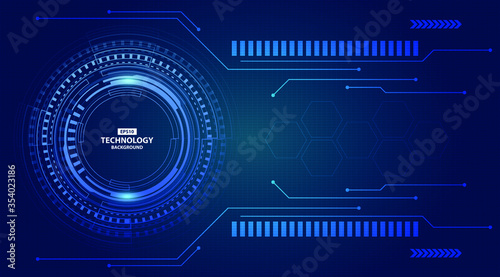 Technology Electronic Background Vector Digital EPS10