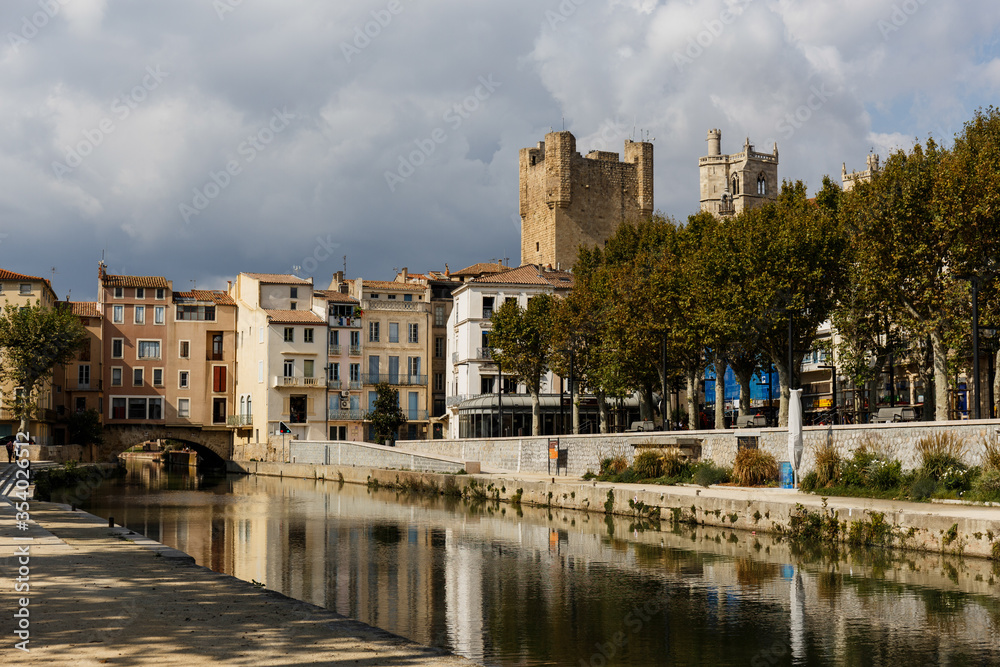 Fototapeta premium Canal de la Robine Narbonne 