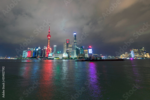 skyline of shanghai city