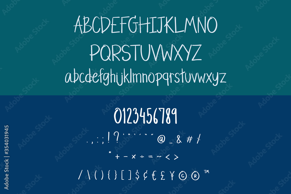 Photography This set is alphabets A-Z, numeral and punctuation that you can use on your logos, social media, print etc