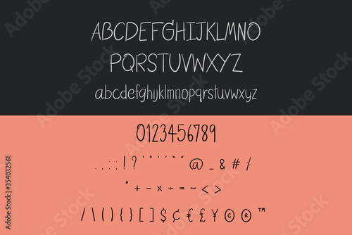 This set is alphabets A-Z, numeral and punctuation that you can use on your logos, social media, print etc.