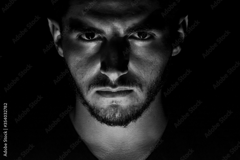 A fashion man looks at an insight A fashion man looks at an insight