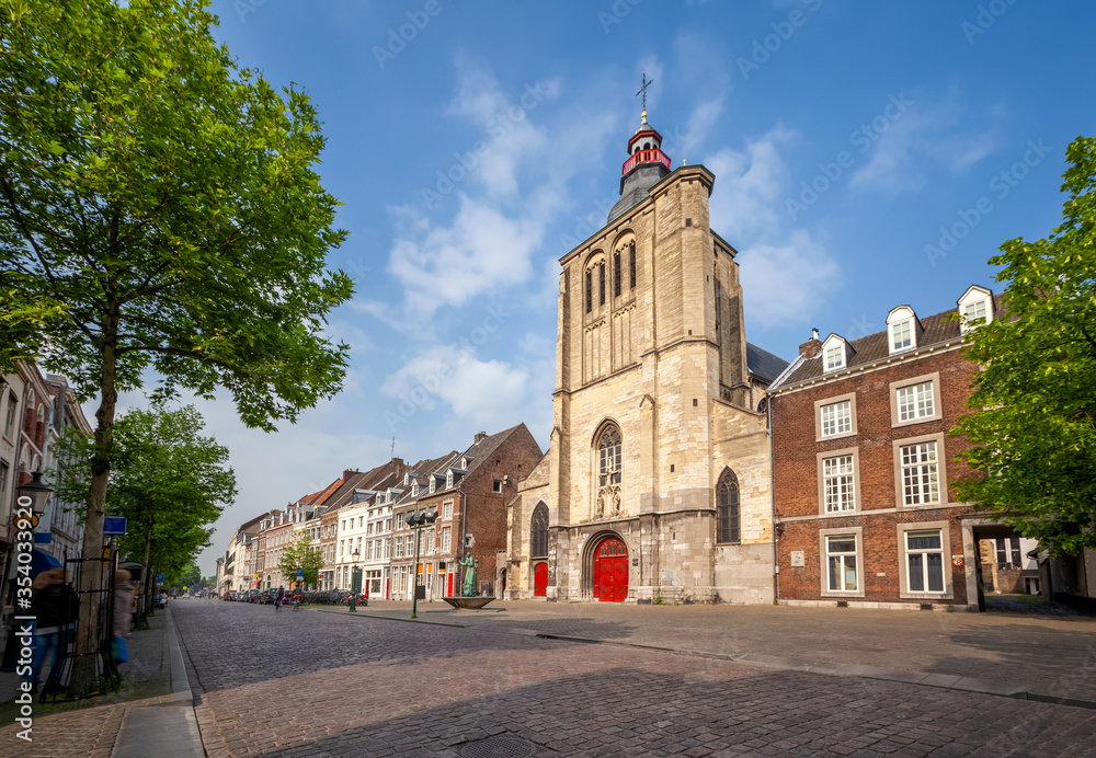 Maastricht, Netherlands. St. Matthias Church (Sint-Matthiaskerk)  located on Boschstraat street