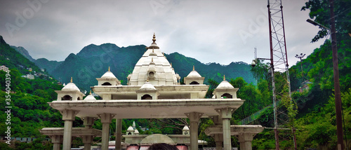 maa vaishno devi temple in mountains photo