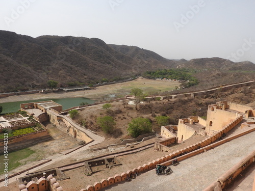 Beautifoul Amber Fort near Jaipur city in India. Rajasthan photo