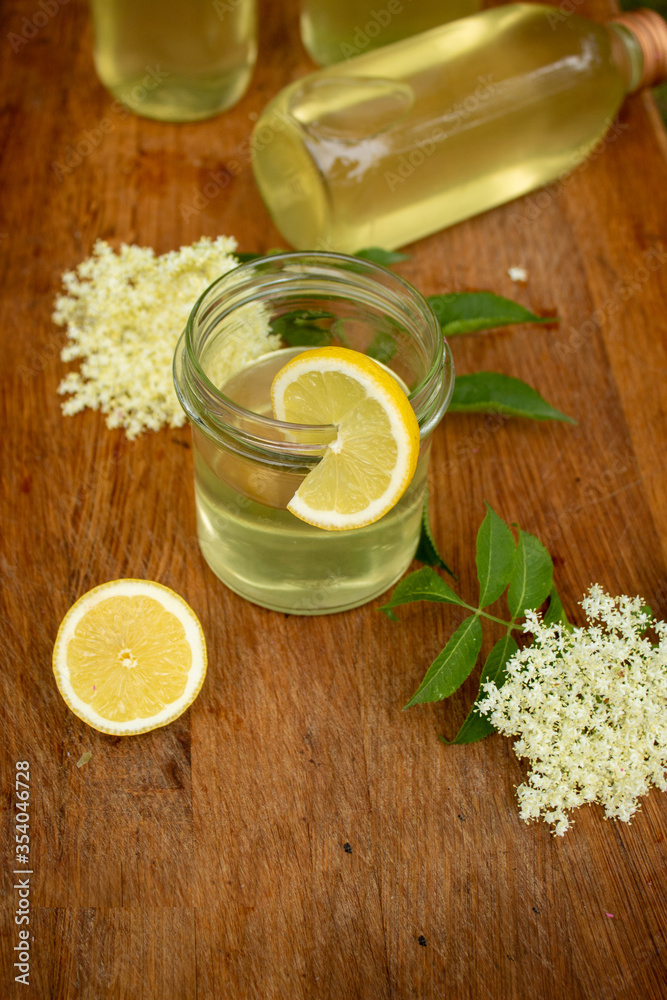 Homemade elderflower beverage Homemade elderflower beverage