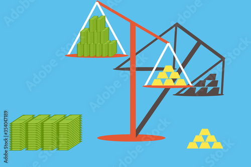 Quantitative easing made gold have value higher than paper money