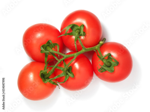 Tomato isolated on white background. Bunch of fresh tomatoes © Sasha