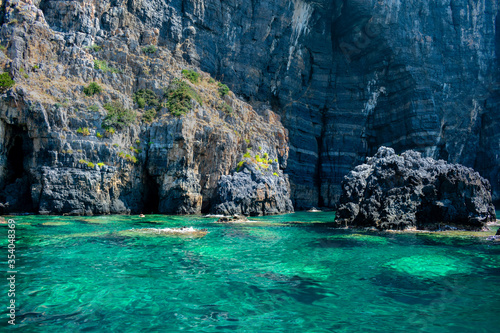 Schilderij op canvas Italy, Campania, Marine Protected Area - Infreschi and Masseta coast - 11 August