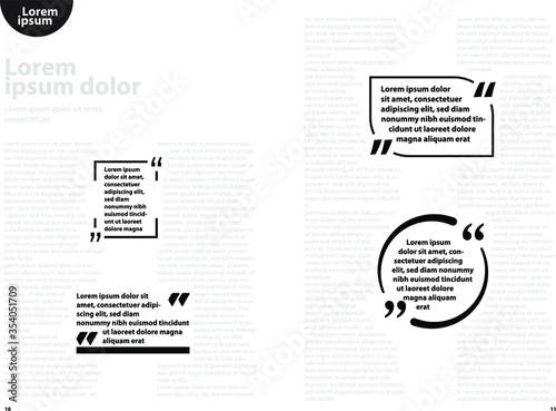 page spread quotes for magazine