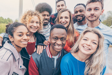 Group of diversity people