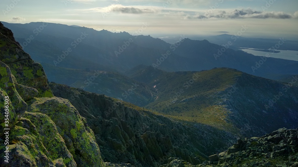 Fototapeta premium Sierra de Guadarrama y La Pedriza