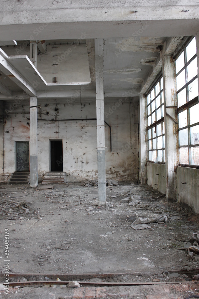 Abandoned chemicals factory in Dąbrowa Górnicza