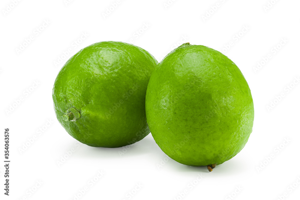 Fresh lime isolated on white background with clipping path. Fresh lime isolated on white background with clipping path.