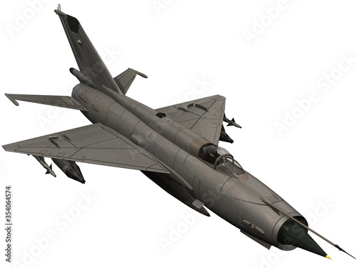3d Rendering of a Russian Jet