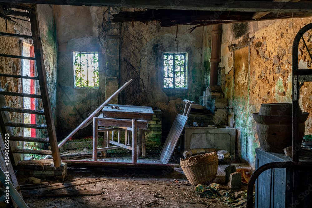 Abandoned fisherman village in Hong Kong Abandoned fisherman village in Hong Kong