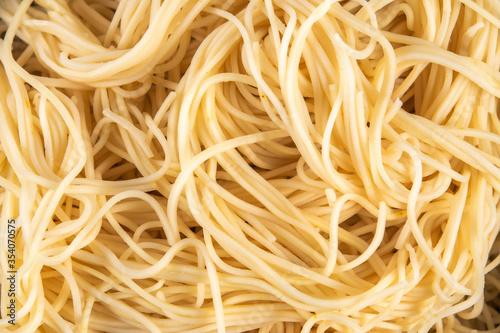 Texture of instant noodles. Texture of egg noodles. Texture of yellow noodles