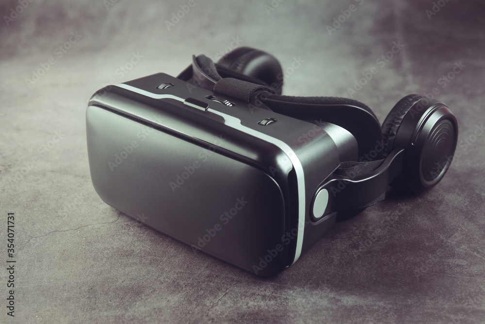 Modern VR Glasses Isolated on white background Modern VR Glasses Isolated on white background