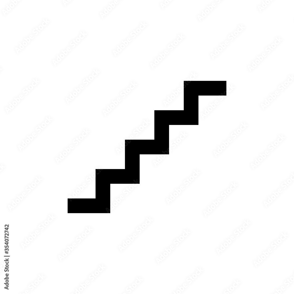 Symbol sign. Stairs pictogram, stairs sign Symbol sign. Stairs pictogram, stairs sign
