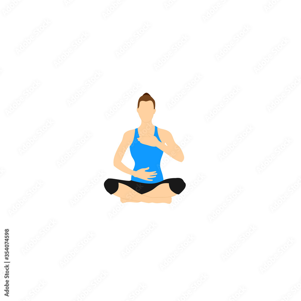 Yoga fitness exercises motivation Deep Breath Yoga fitness exercises motivation Deep Breath