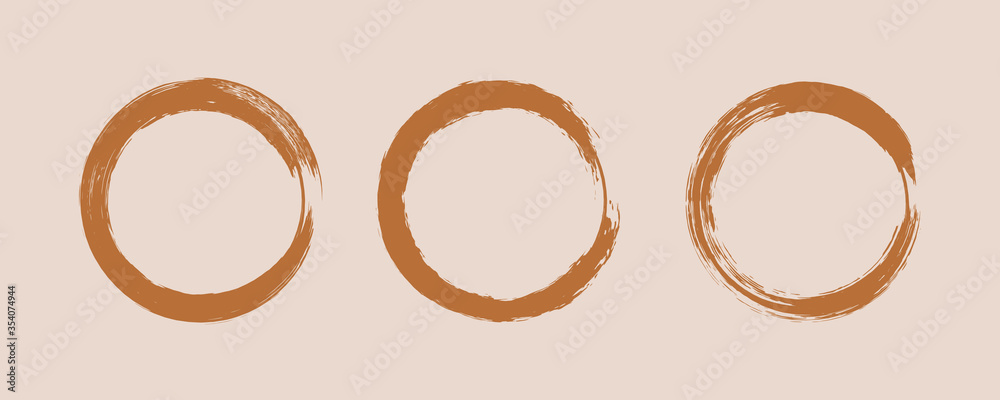 custom made wallpaper toronto digitalSet of coffee prints. Abstract circular footprints