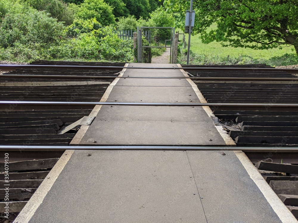 Obraz premium Railway Crossing