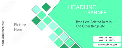 highlight color colorful web banner design template and social media cover 