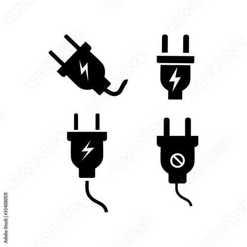 Electric plug icon