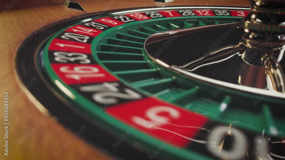 Roulette table close up at the Casino Roulette table close up at the Casino