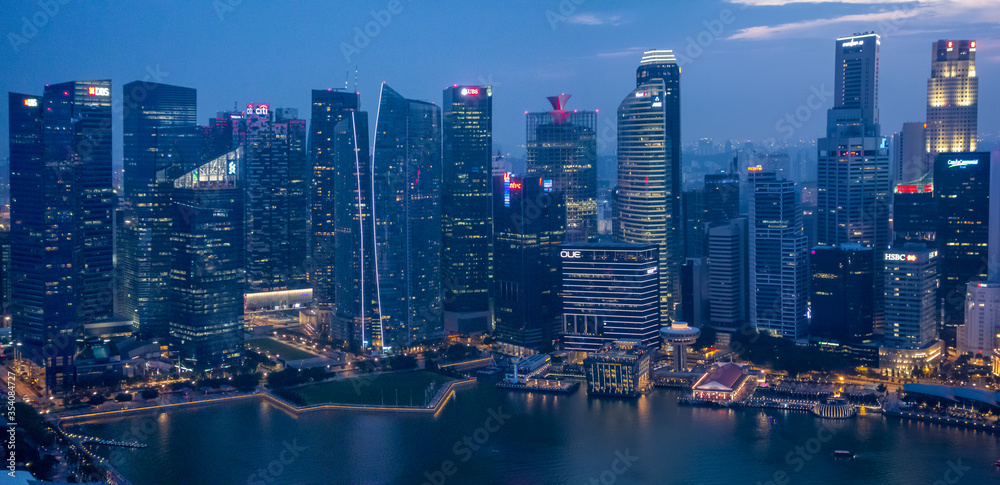 Fototapeta premium Downtown. Singapore