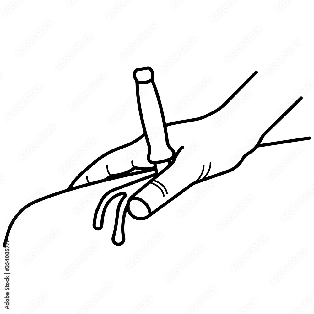 Obraz premium Stabbed In The Back Icon vector