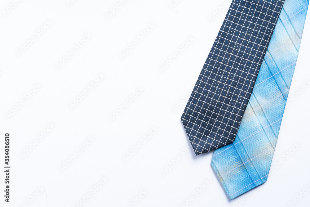 Neck ties isolated on white Neck ties isolated on white