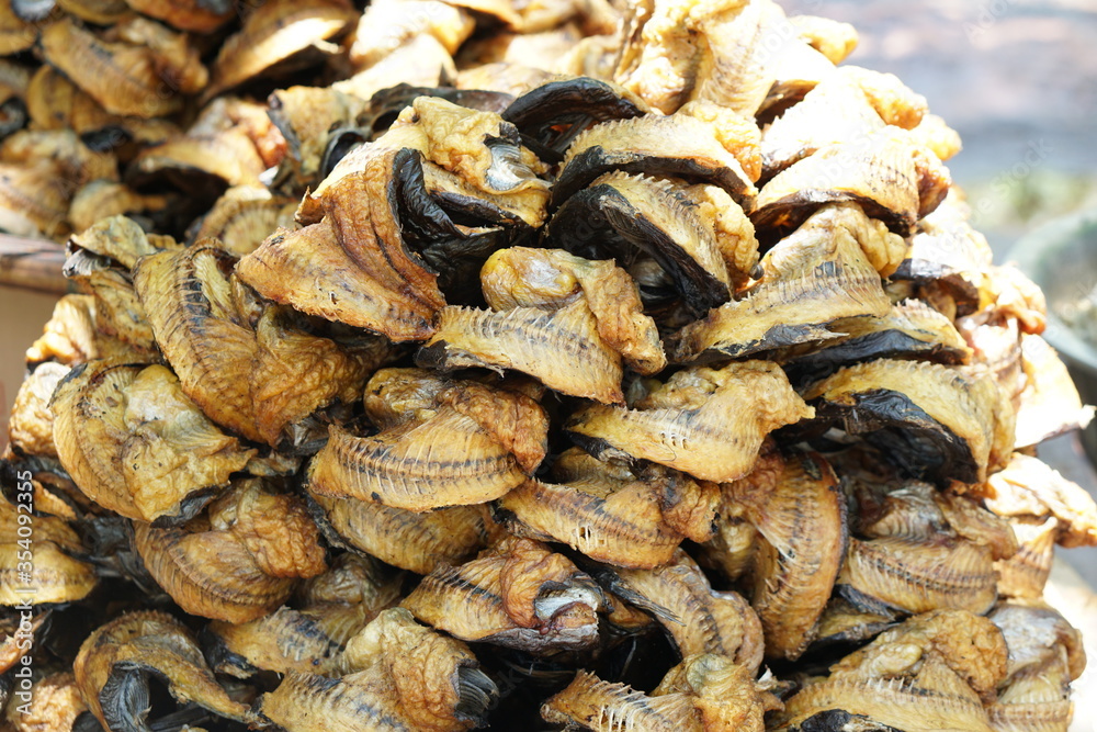 fish are dried to preserve them for a long time. fish are dried to preserve them for a long time.