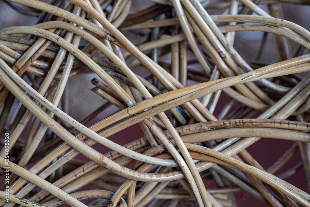 beautiful brown rattan knitting Background beautiful brown rattan knitting Background