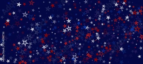 National American Stars Vector Background. USA Labor Memorial President's Veteran's 11th of November 4th of July Independence Day 