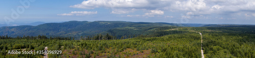 Black Forest panorama view from Kaiser Wilhelm Tower