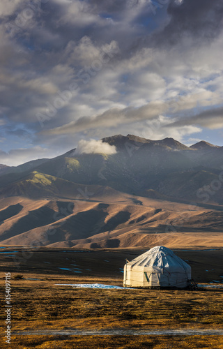 Mountain landscape in Kazakhstan near Almaty