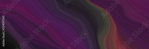 beautiful and smooth elegant graphic with waves. contemporary waves illustration with very dark magenta, very dark violet and old mauve color