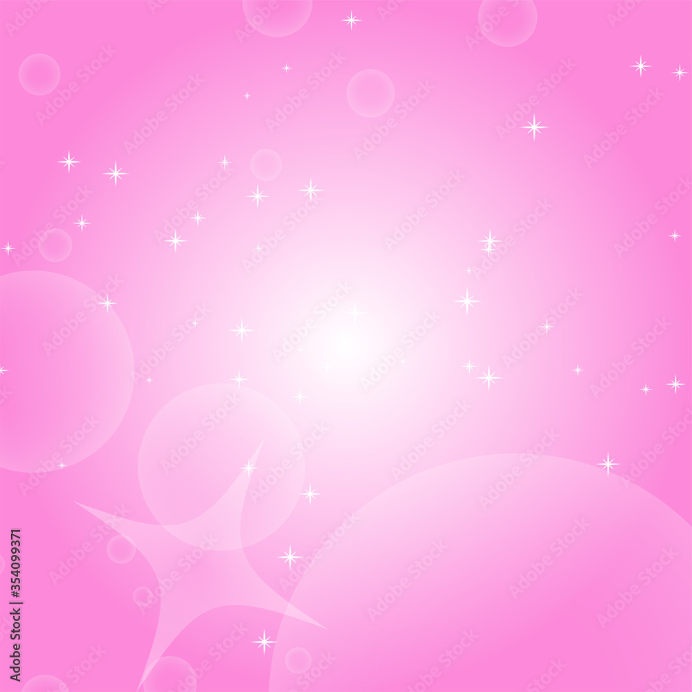 Colorful abstract background with circles and stars. Simple flat vector illustration. Colorful abstract background with circles and stars. Simple flat vector illustration.
