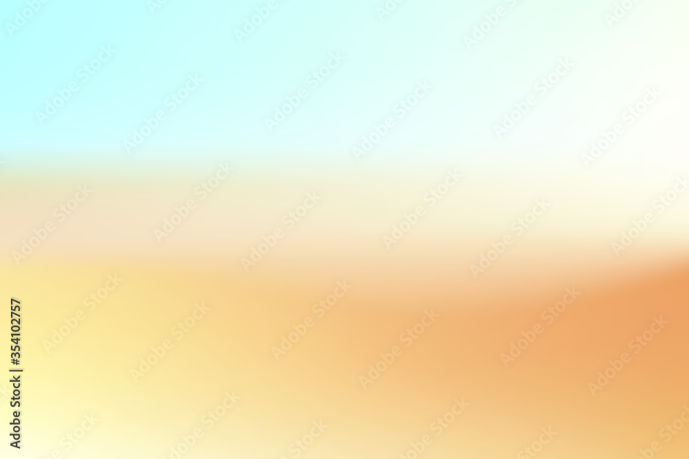 blurred abstract summer background blue sky and summer sea beach illustration
