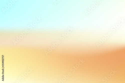 blurred abstract summer background blue sky and summer sea beach illustration