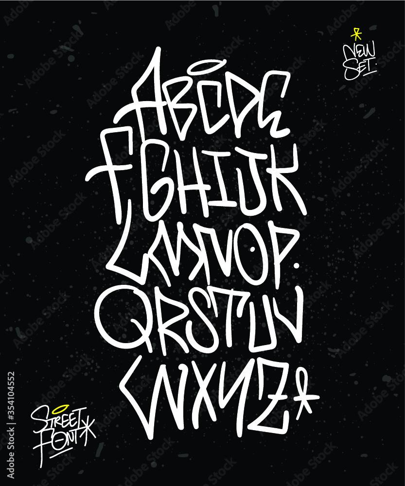 Urban style lettering