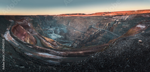 Super Pit gold mine in Kalgoorlie, Western Australia photo