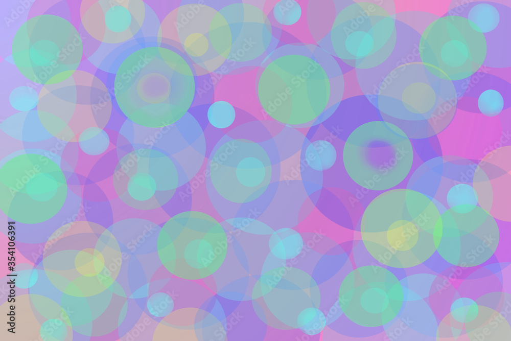 abstract background colors circles retro
