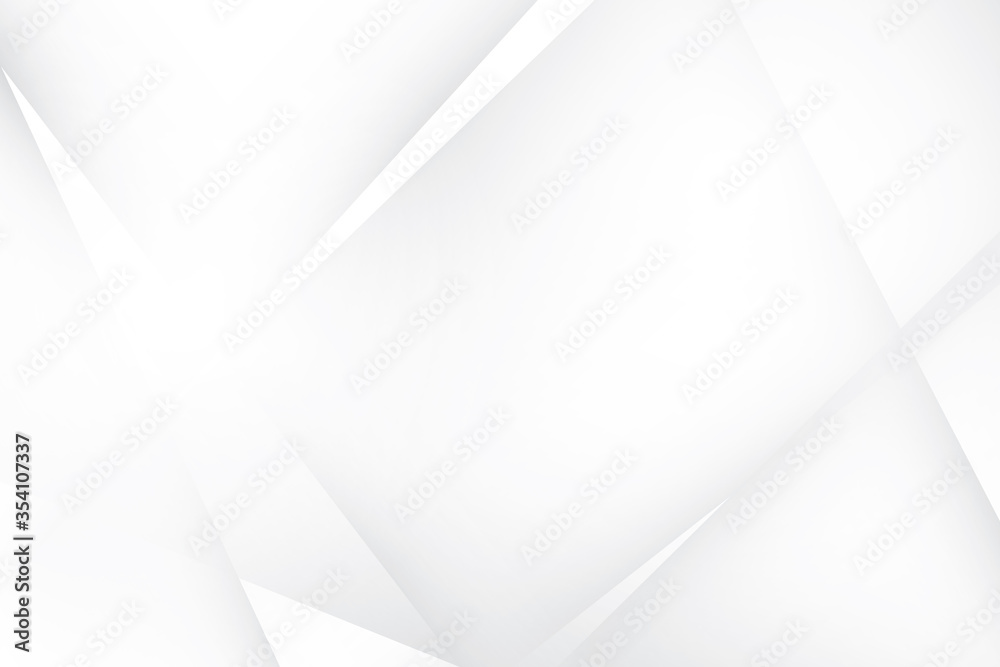 Abstract geometric white and gray color background. Vector, illustration.