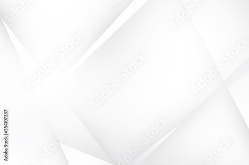 Abstract geometric white and gray color background. Vector, illustration.