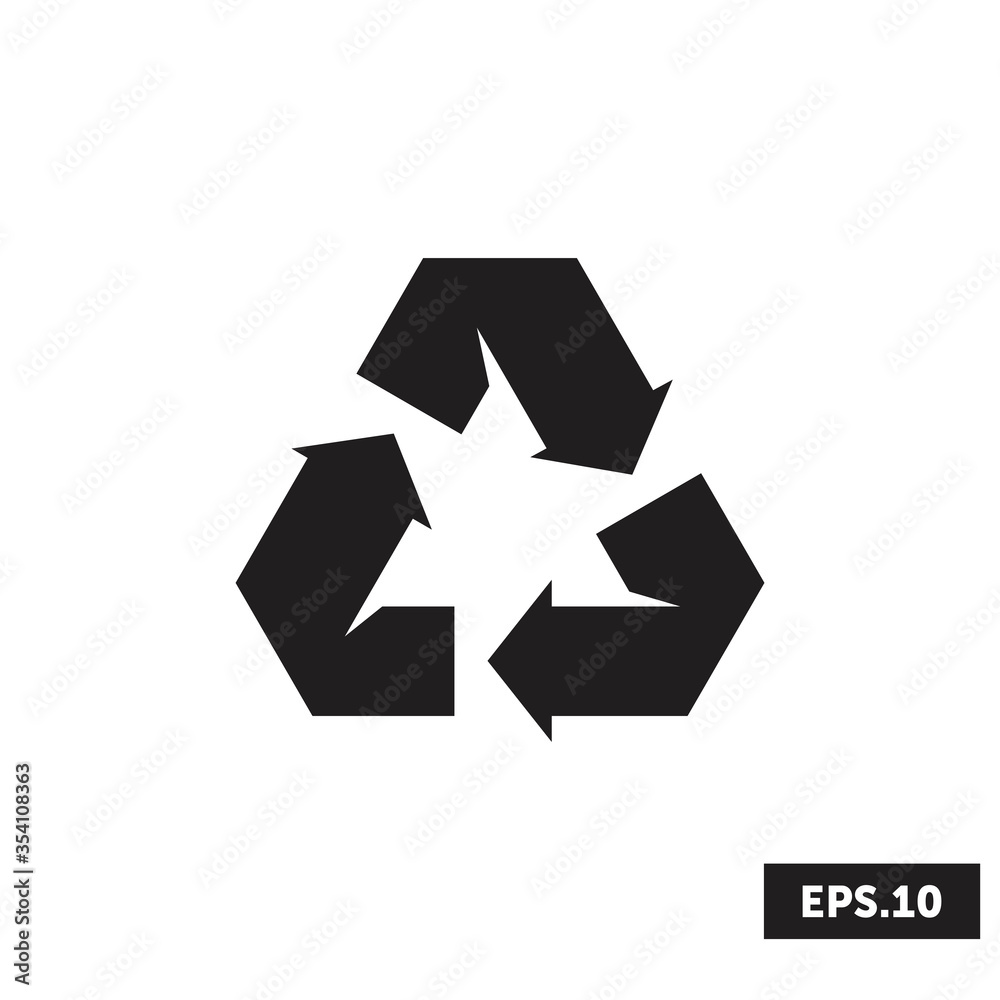 Simple Recycle icon, Simple Recycle sign/symbol vector Simple Recycle icon, Simple Recycle sign/symbol vector
