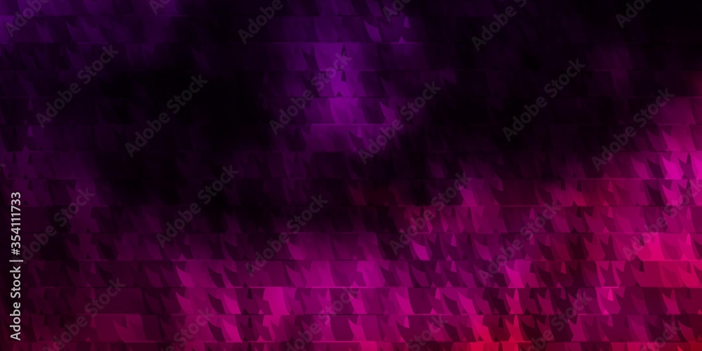 Dark Purple, Pink vector backdrop with lines, triangles. Dark Purple, Pink vector backdrop with lines, triangles.